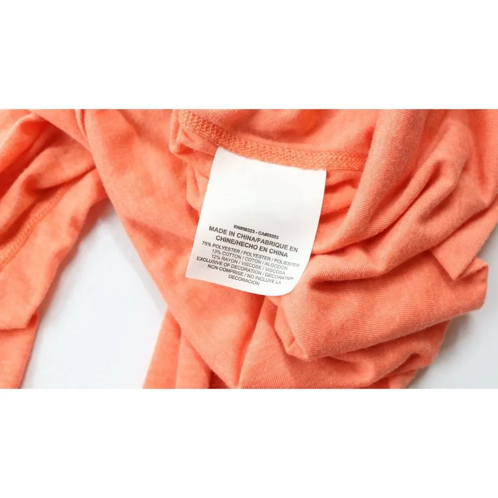 Nike Womens Epic Dri-FIT Tunic Training Top Size Small Semi Sheer Orange